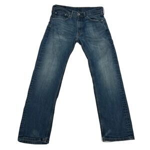 Levi's 505 Regular Jeans Men's 31x32 (Act‎ 31x30) Medium Wash Straight Fit Denim